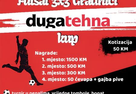 Futsal 3x3 se vraća u Gradniće, Duga-tehna kup kreće 30. svibnja